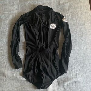 Rip Curl Black Long Sleeve Swimsuit 6